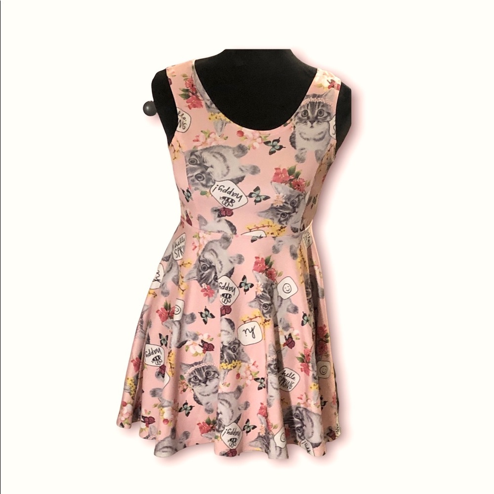 Pink Patterned Dress